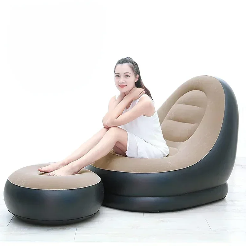 Foldbar luftsofa – Behagelig sofa til indendørs og udendørs brug