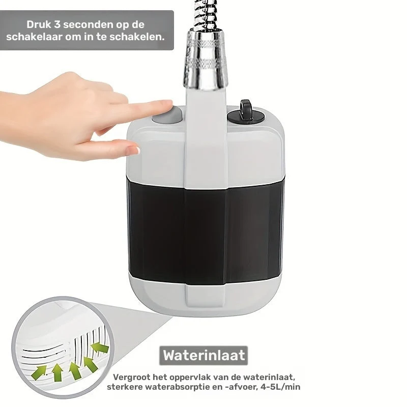 Bærbar Campingbruser med Vandfilter System