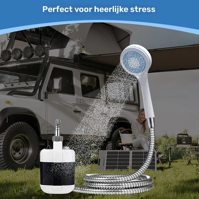 Bærbar Campingbruser med Vandfilter System
