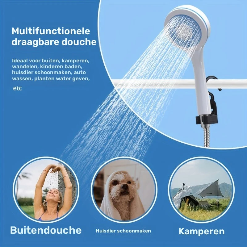 Bærbar Campingbruser med Vandfilter System