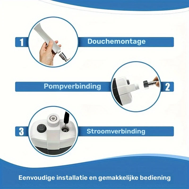 Bærbar Campingbruser med Vandfilter System