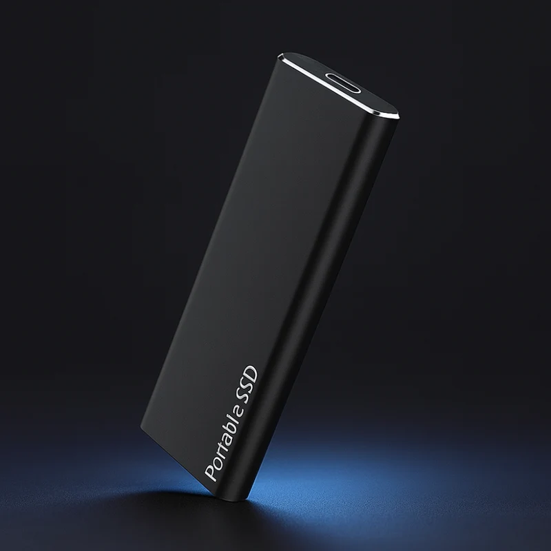 Bærbar ekstern SSD, Aluminium, Hurtig Lagringsenhed