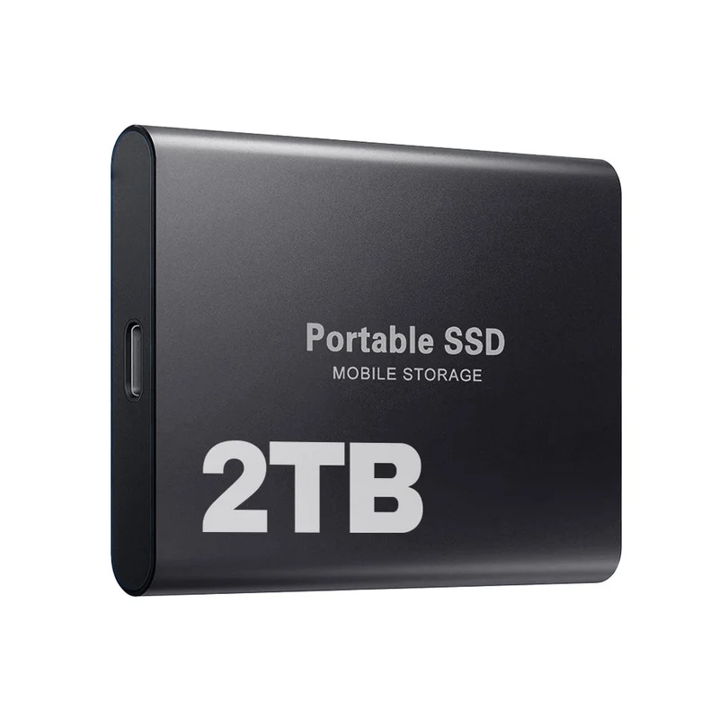 Bærbar ekstern SSD, USB-C, Højhastighed Solid State Drive