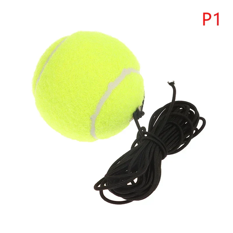Selbsttrainings Tennis Trainer mit Rückprallball und Schnur