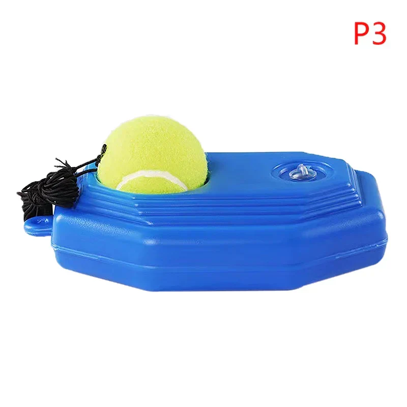 Selbsttrainings Tennis Trainer mit Rückprallball und Schnur