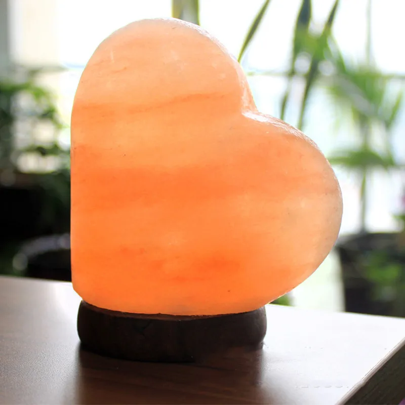 LED Crystal Night Light with Color Changing USB Himalayan Salt Lamp