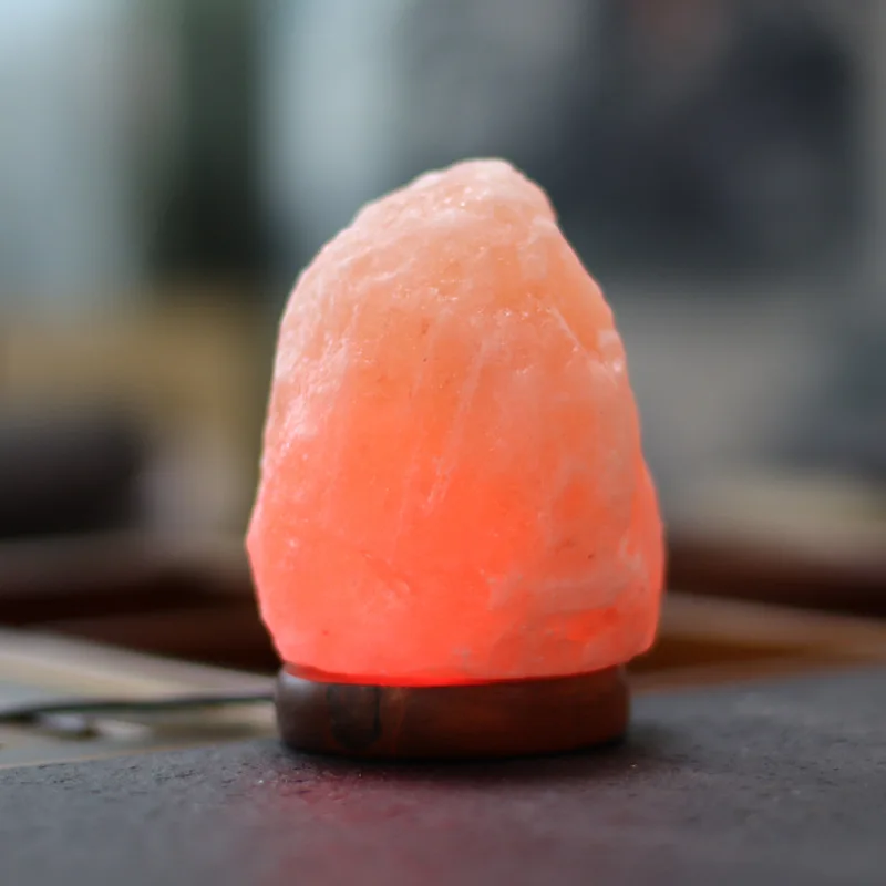 LED Crystal Night Light with Color Changing USB Himalayan Salt Lamp
