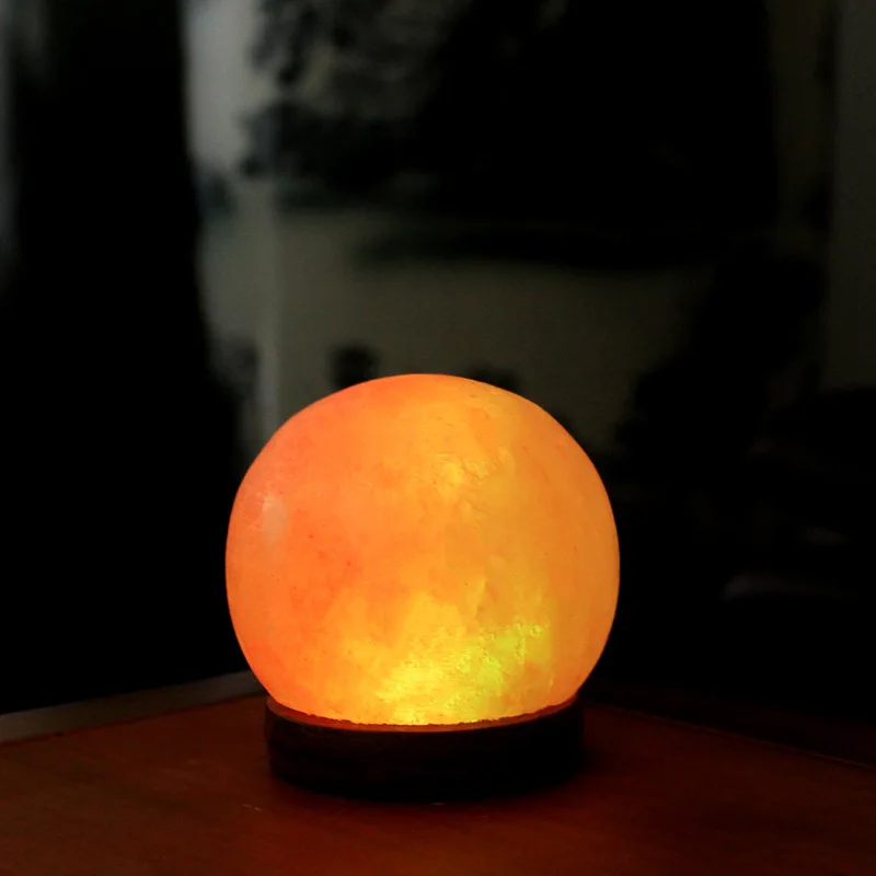 LED Crystal Night Light with Color Changing USB Himalayan Salt Lamp
