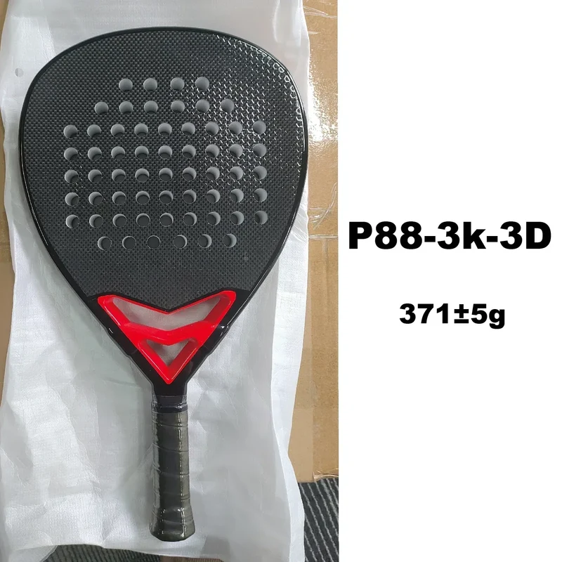 Letvægts Padelbat i kulfiber, mat finish, til nybegyndere og professionelle