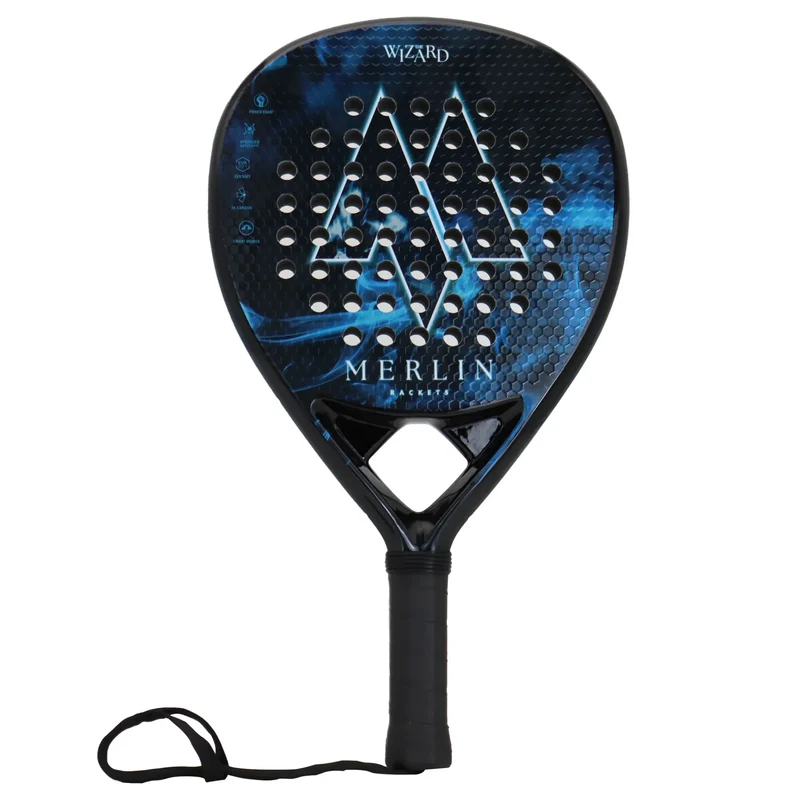 Letvægts Padelbat i kulfiber, mat finish, til nybegyndere og professionelle