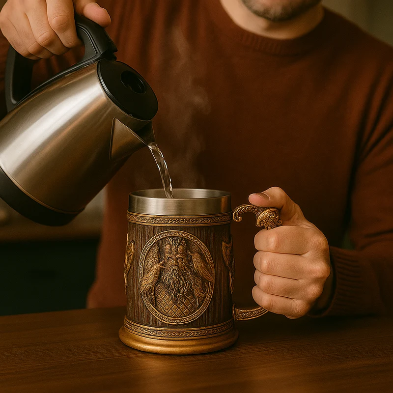 Viking Kande - Traditionel Keramik Beholder