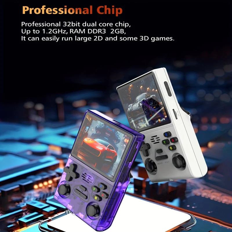 Tragbar Retro Gaming Konsol – Handheld Spil Enhed
