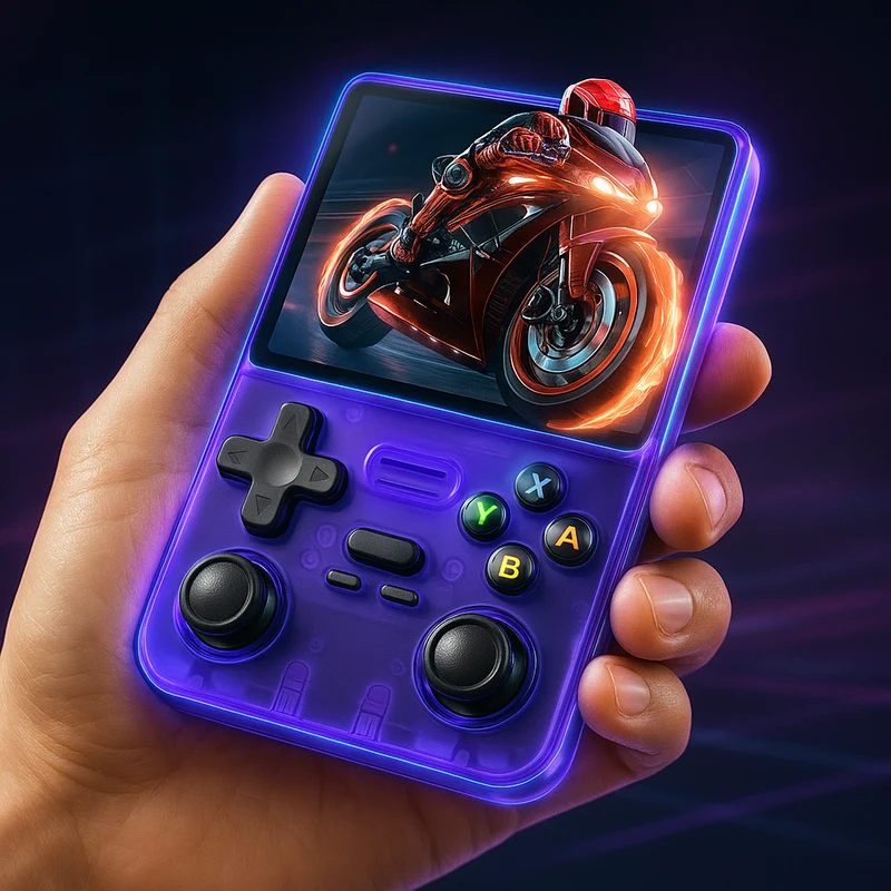 Tragbar Retro Gaming Konsol – Handheld Spil Enhed