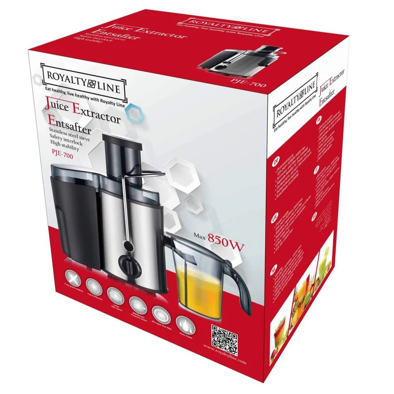 Juicepressare 850 watt - inkl. kanna (2,0 liters fruktköttsbehållare)