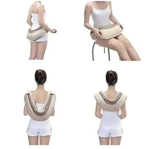 Shiatsu massagekudde med många funktioner