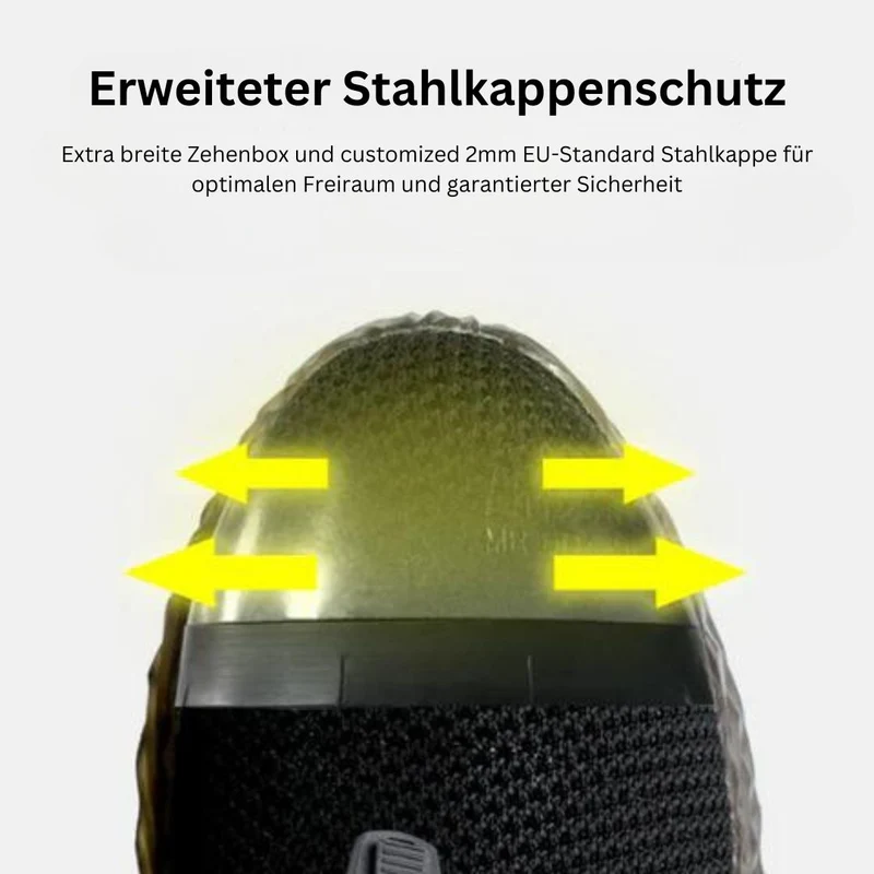 Sikkerhedssko til sneakers med EN-ISO standard