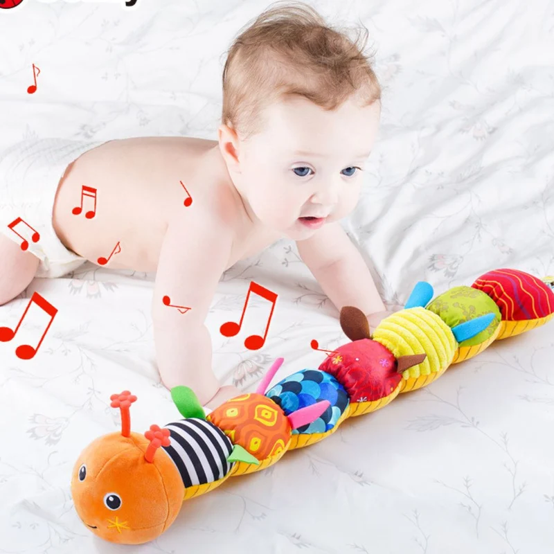 Musik Rangle og Sensorisk Plüsch Caterpillar