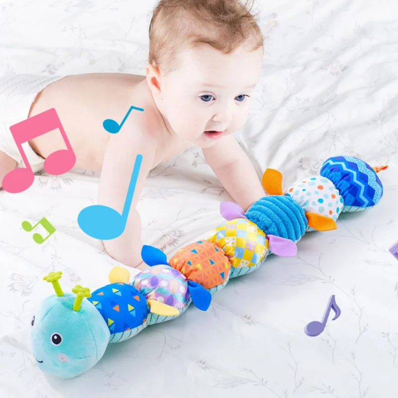 Musik Rangle og Sensorisk Plüsch Caterpillar