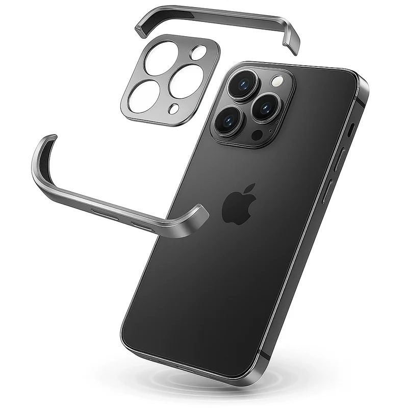 Slank og minimalistisk metallbeskyttelse til smartphone