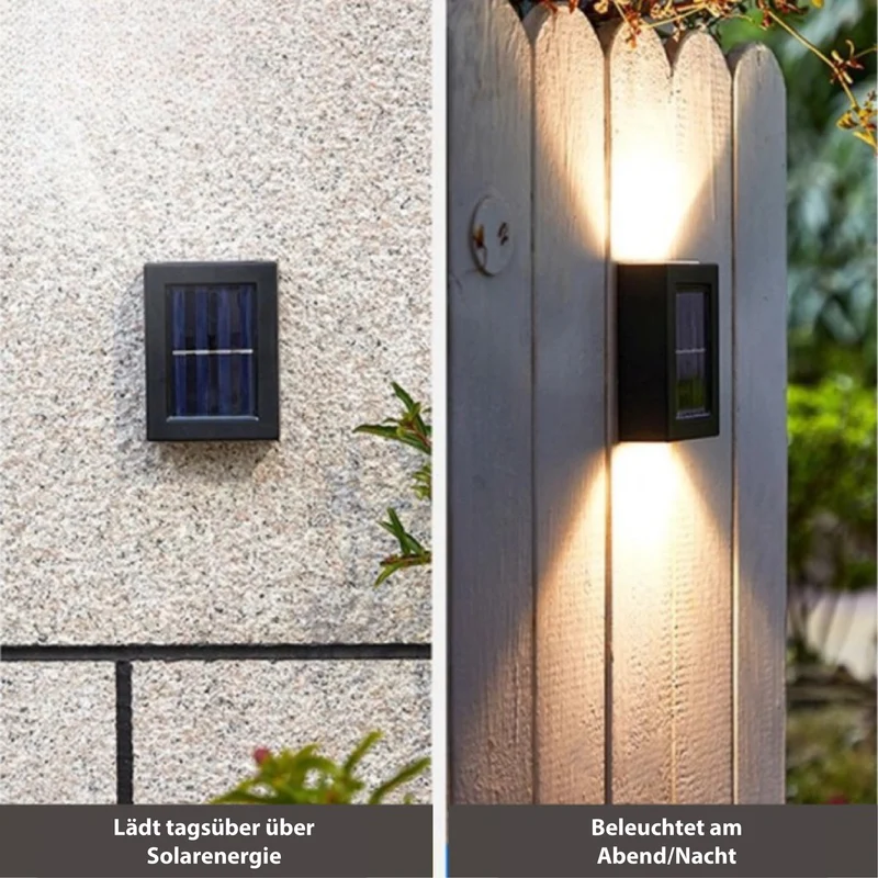 LED Solar Havebelysning med Automatisk Tænd/sluk, Vandtæt
