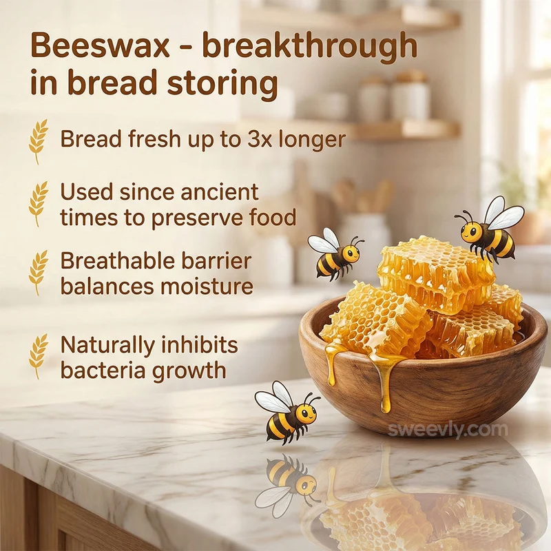 Brotbeutel aus Bio-Baumwolle – 100% Reines Bienenwachs, Wiederverwendbar