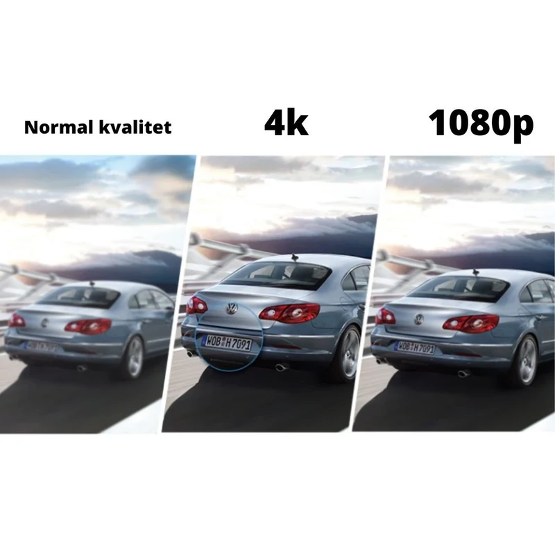 4K Dashcam med Ultra HD – Vejovervågning