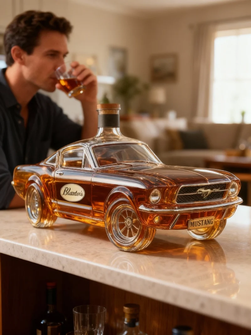 Whisky Dekanter i Form af Bil – Mustang Design