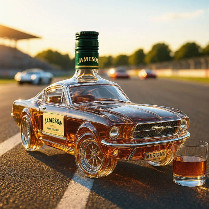 Whisky Dekanter i Form af Bil – Mustang Design