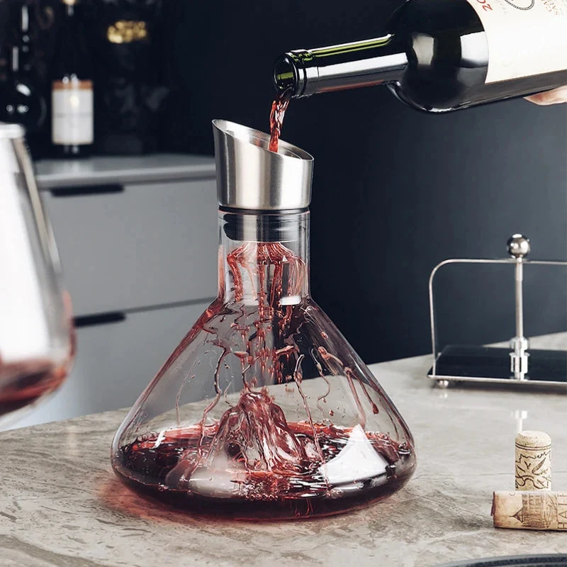 Vinkaraffel 1500 ml med indbygget luftningssystem