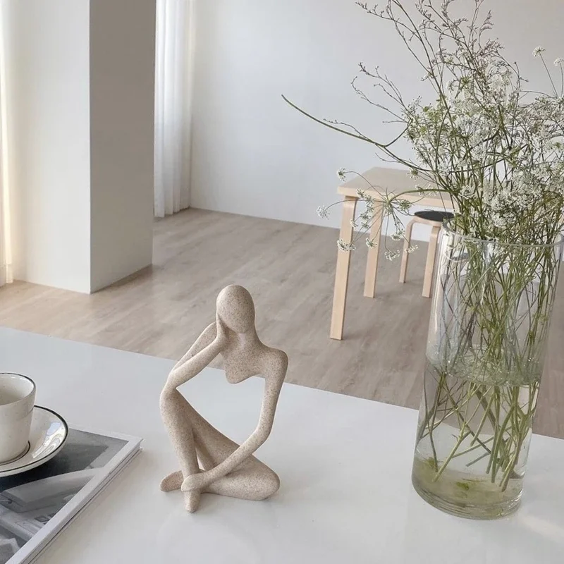 Minimalistisk dekoration med abstrakt design