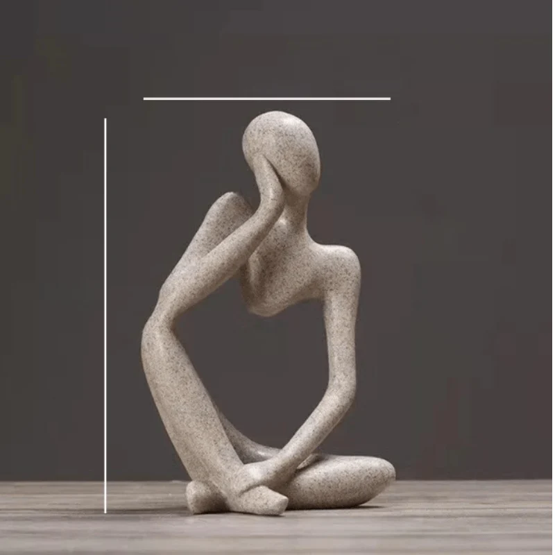 Minimalistisk dekoration med abstrakt design
