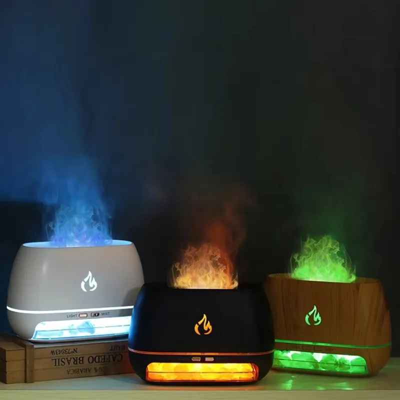 Aromadiffuser med Himalayasalt og stemningslys