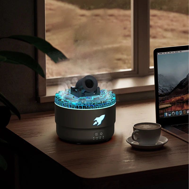 Aroma Diffuser og Luftfugter med Natlys