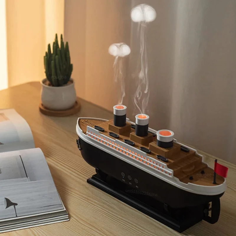 Aromaterapi Diffuser med Beroligende Tåge og LED Lys