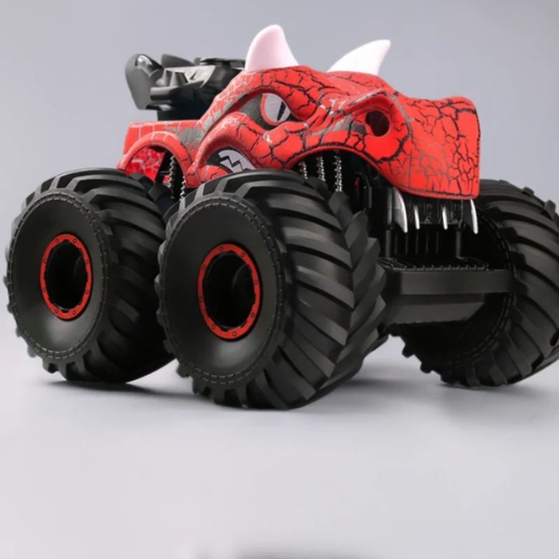 Radiostyret Monstertruck med LED Lygter og Røg