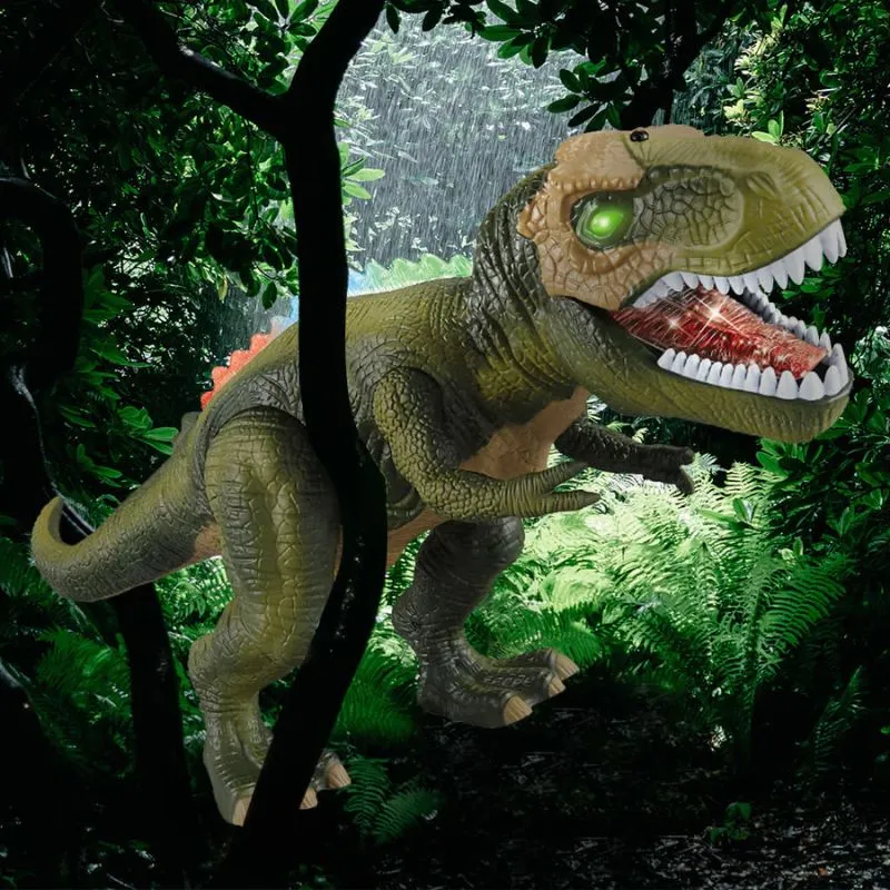 Radiostyret Dinosaur Legetøj med LED Lys