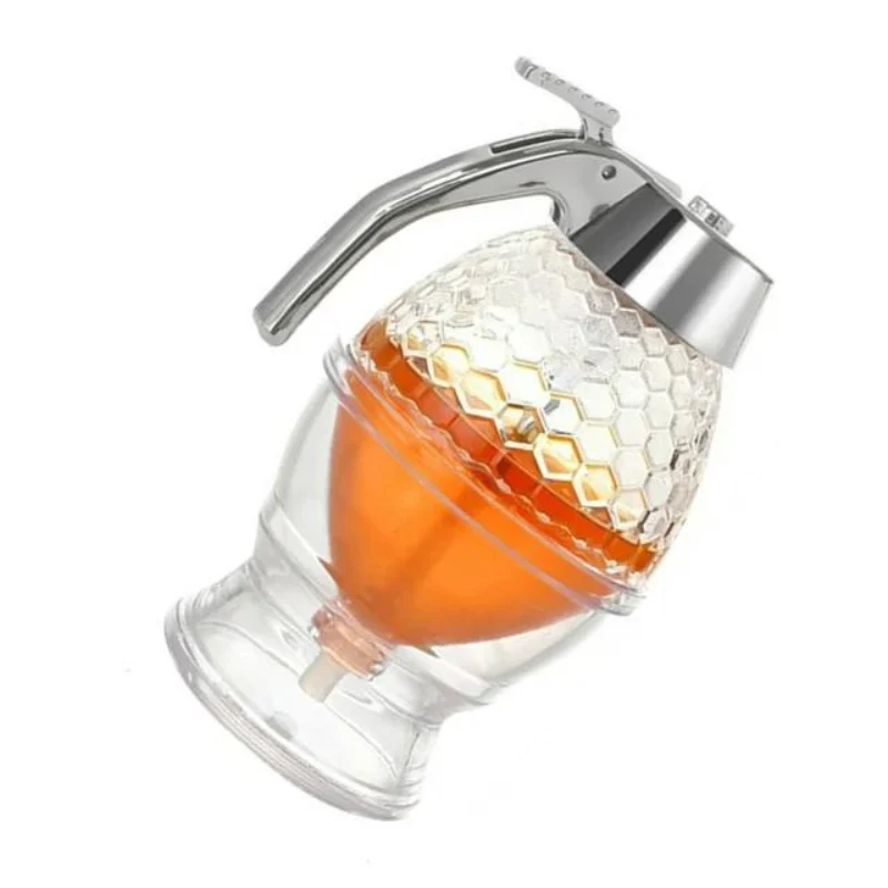Elegant Honningdispenser med Drypfri Teknologi – AmberDrop