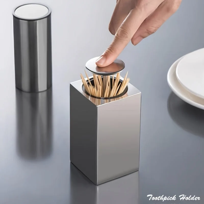 AutoPop Tandstikdispenser – Funktionel og Nutidig