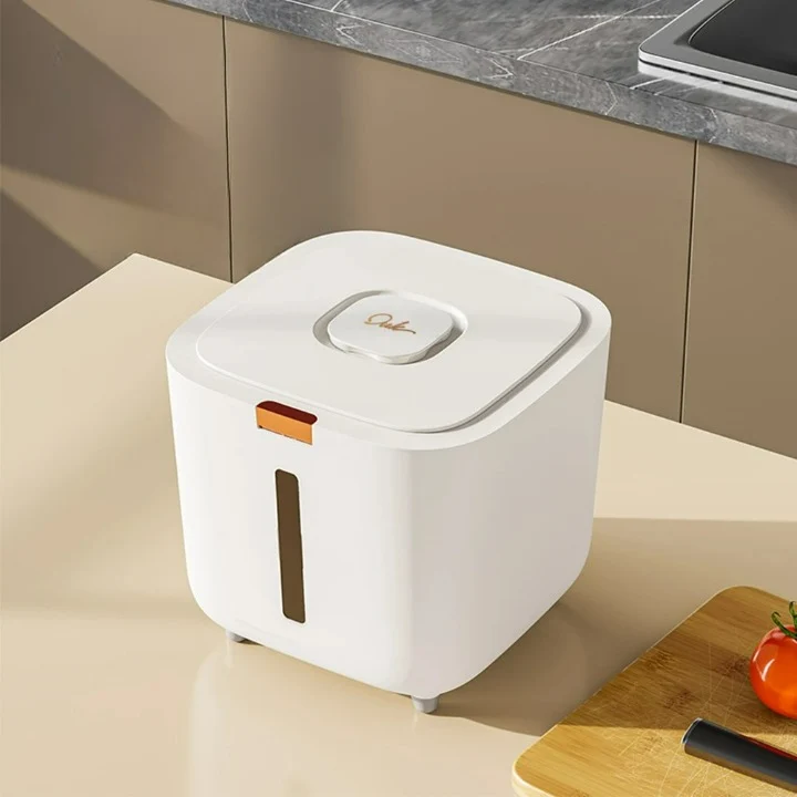Sikret cereal dispenser med låg (5–10 kg) - Kornboks