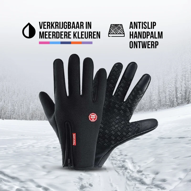 Vindtætte termiske handsker - Varme og enhedskompatible