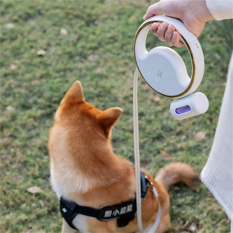 Automatisk Hundesele med LED – Ergonomisk Håndtag og Sikkerhedslys