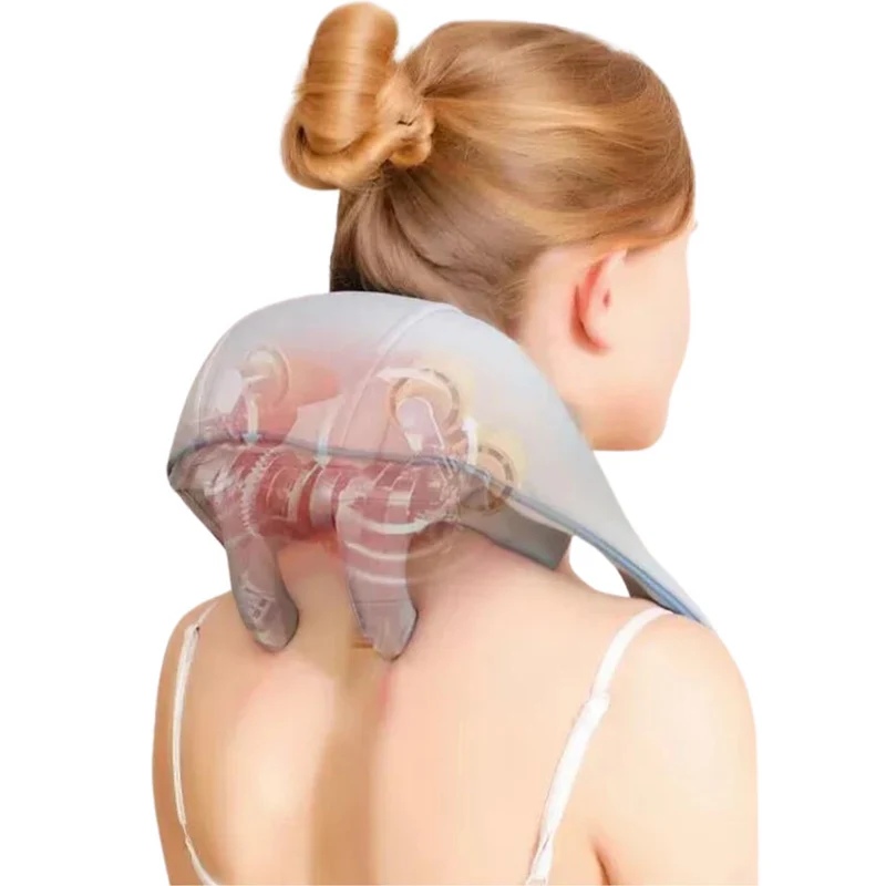 Healo Nakke Massageapparat - Dybt Shiatsu Lindre smerte