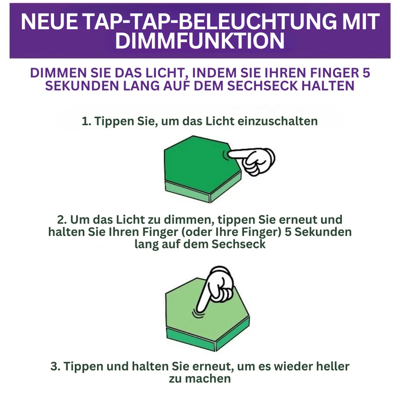 Interaktiv Hexagonal Belysning – GlowHex