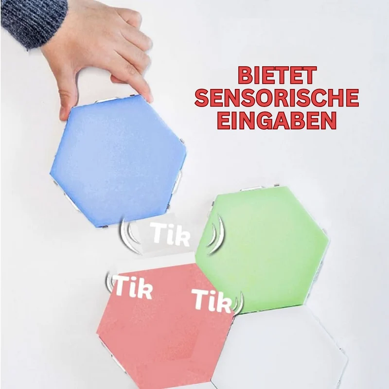 Interaktiv Hexagonal Belysning – GlowHex