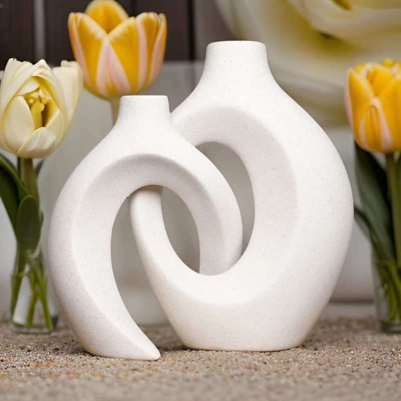 Unikt Blomsterkrukke - Fletdesign