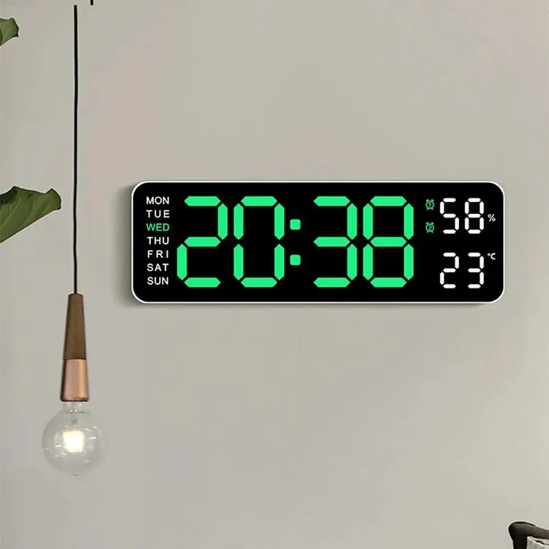 Stor Digital Ur | Multifunktionel Skærm | USB Strømforsyning
