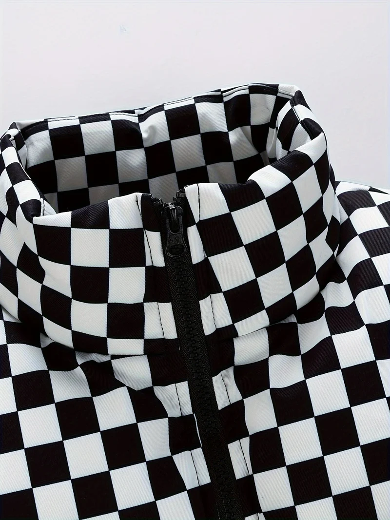Elegant quilted jakke til mænd – Åndbar og varm vinterjakke med høj krave