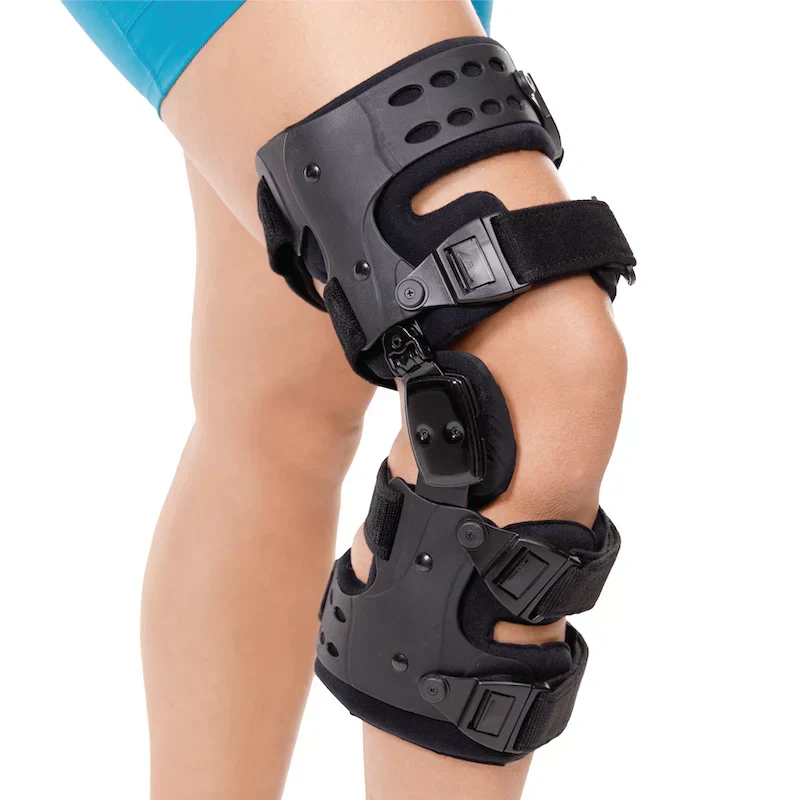 Ortopædisk knæbeskytter til artrose | Justerbar bevægelsesvinkel | Medial og lateral aflastning | Korrigering af varus/valgus