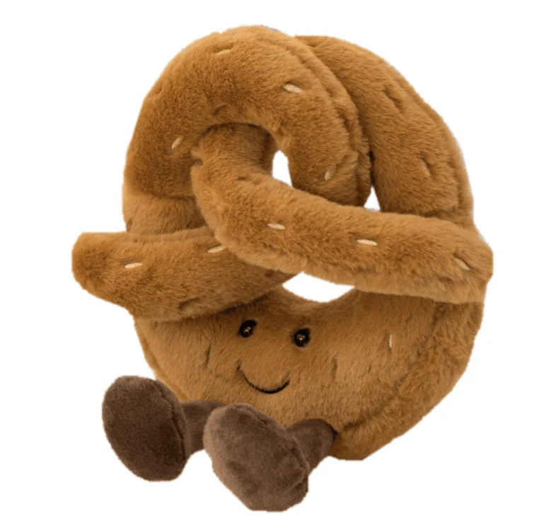 Jellybean Plyslegetøj - Pretzel Croissant Form