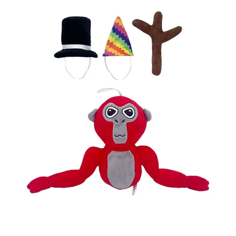 Farverig Gorilla Krammedyr – Sjovt Krammedyr